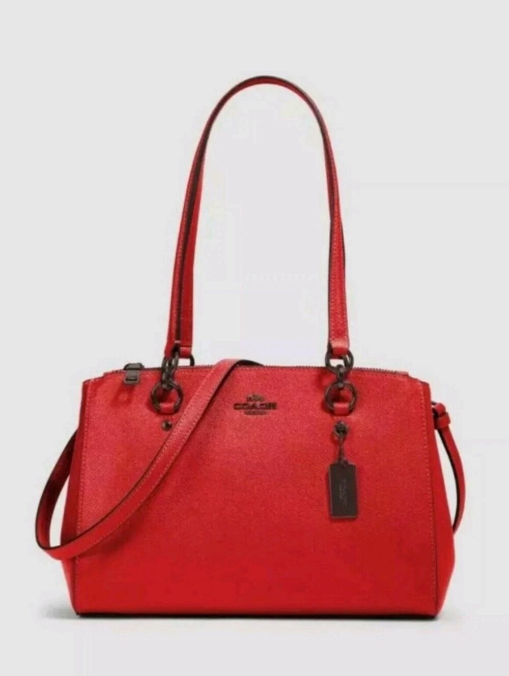 Coach Etta 2Way Carryall In Miami Red, EUC, 2023, $398 MSRP